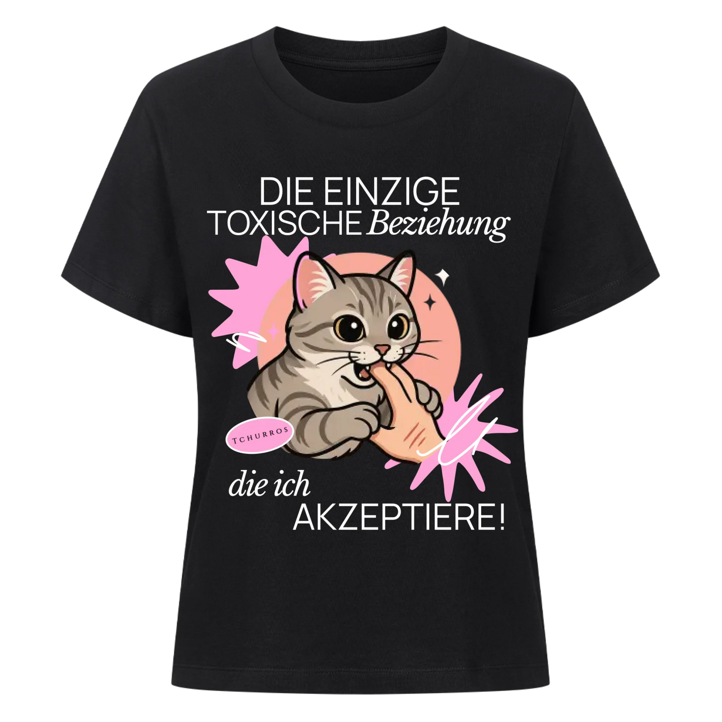 Toxische Beziehung T-Shirt - Eigenes Bild + Name