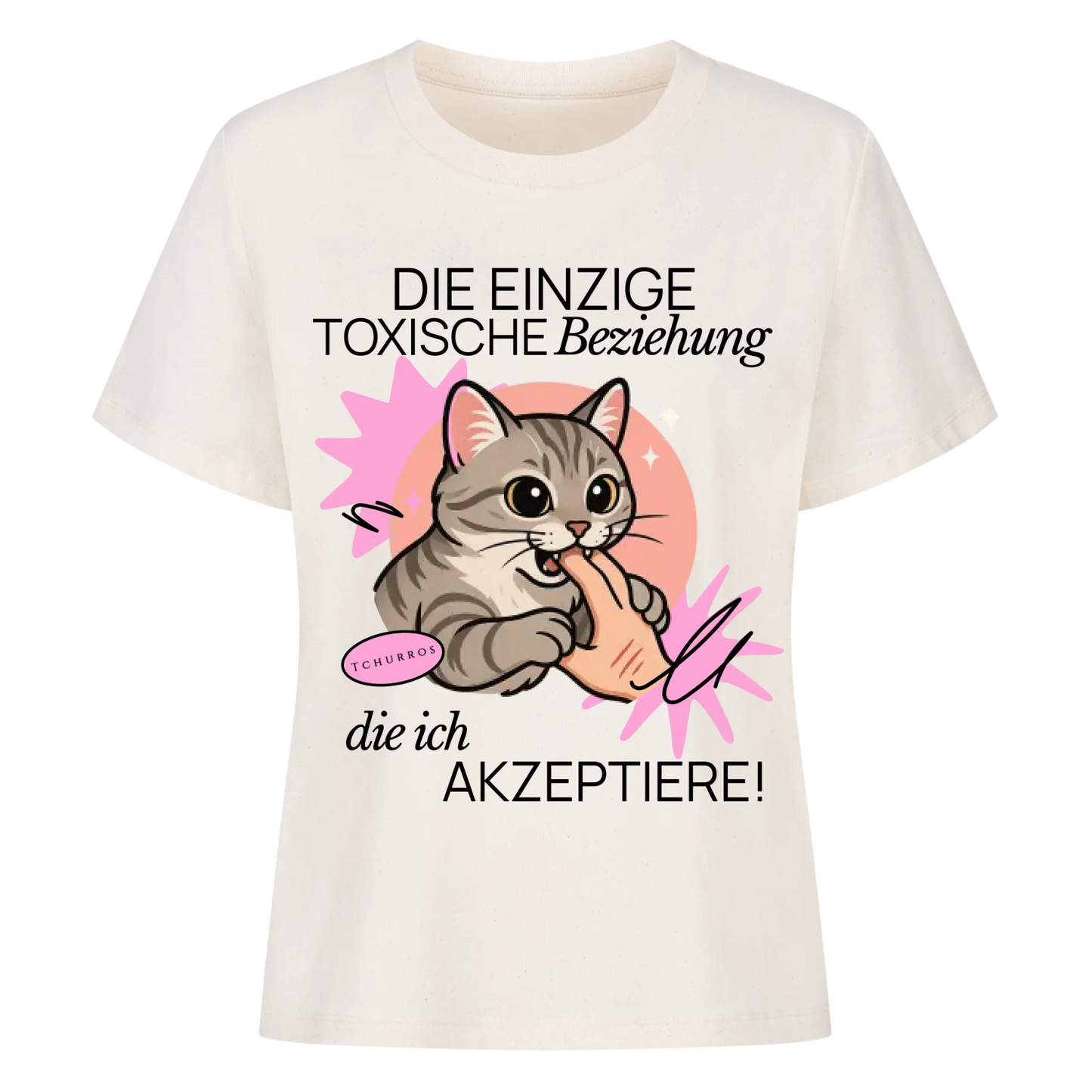 Toxische Beziehung T-Shirt - Eigenes Bild + Name