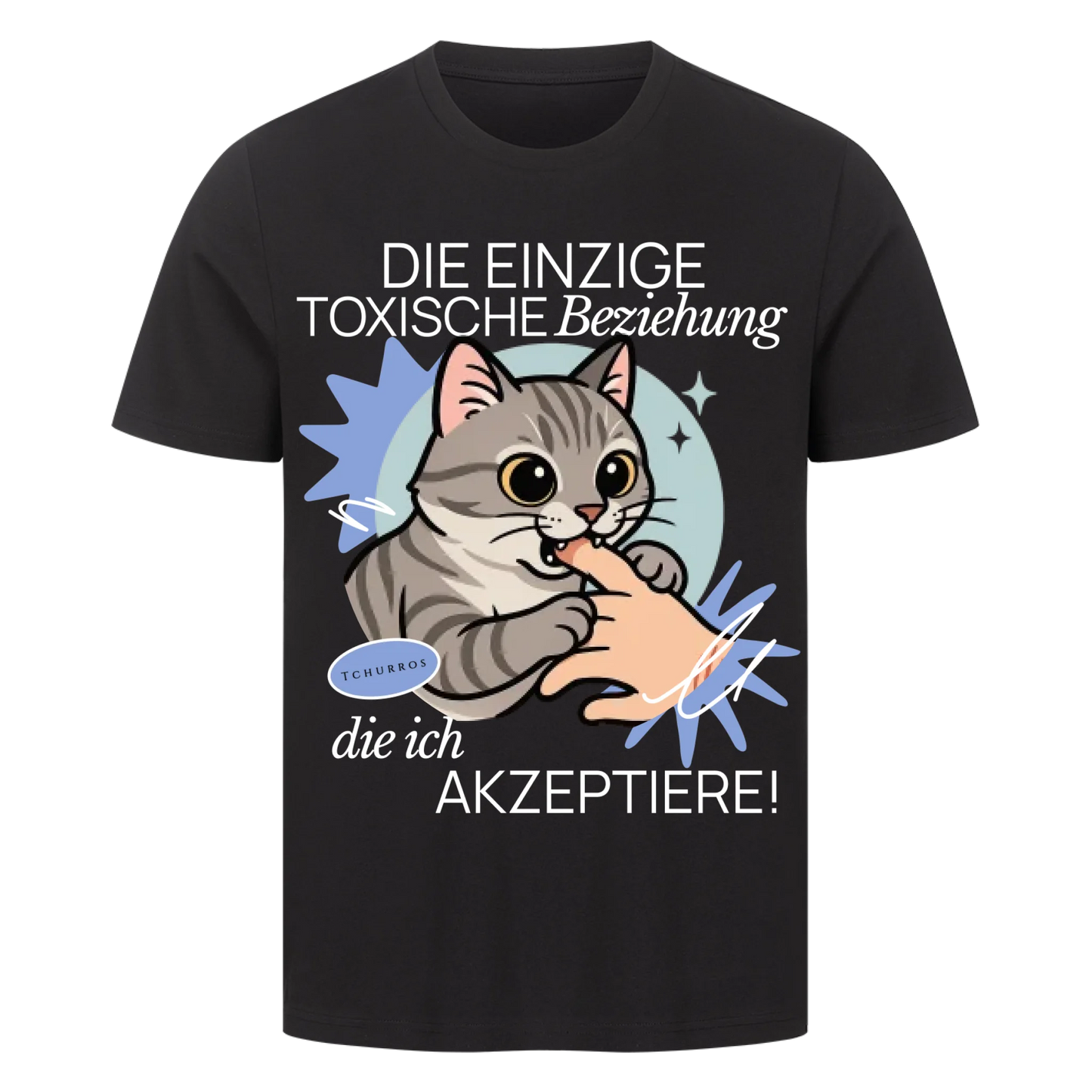 Toxische Beziehung T-Shirt - Eigenes Bild + Name