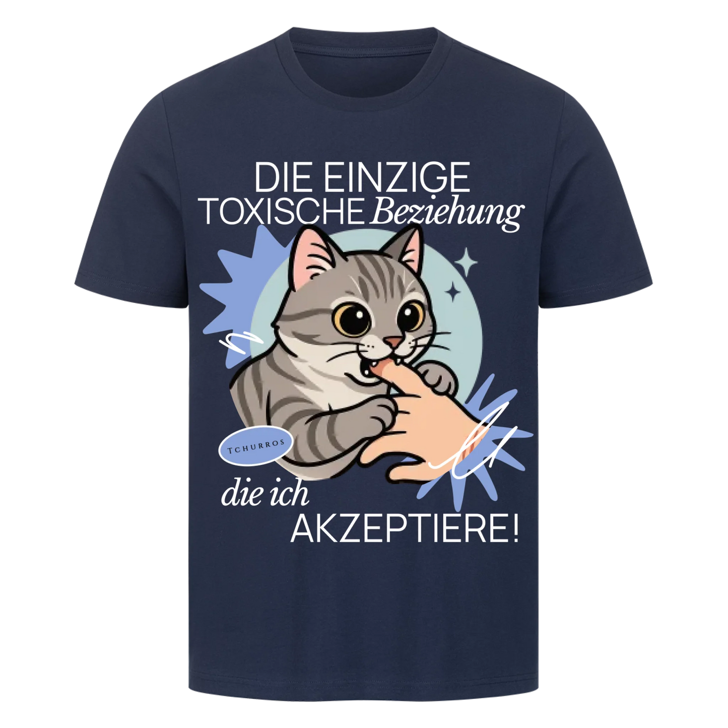 Toxische Beziehung T-Shirt - Eigenes Bild + Name