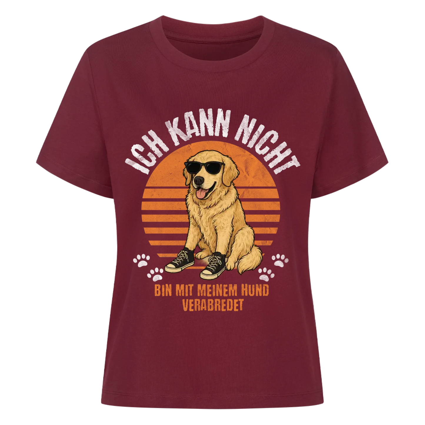 Mit Hund verabredet T-Shirt - Eigenes Bild