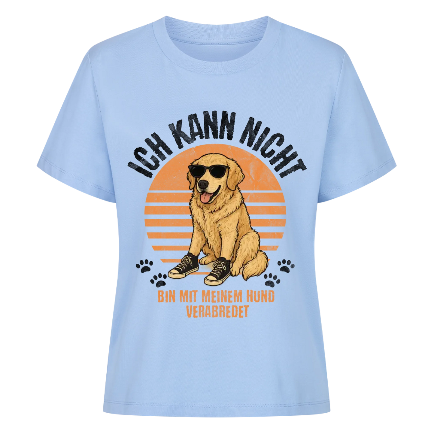 Mit Hund verabredet T-Shirt - Eigenes Bild
