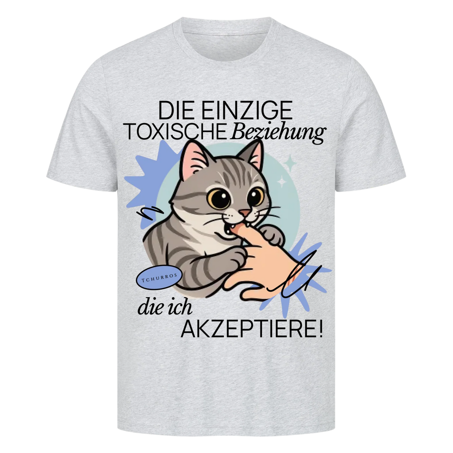 Toxische Beziehung T-Shirt - Eigenes Bild + Name