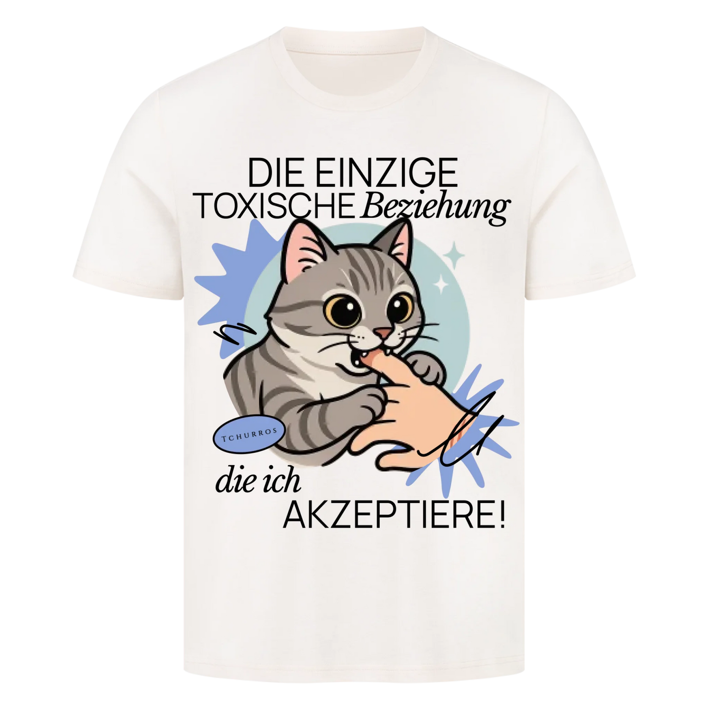 Toxische Beziehung T-Shirt - Eigenes Bild + Name