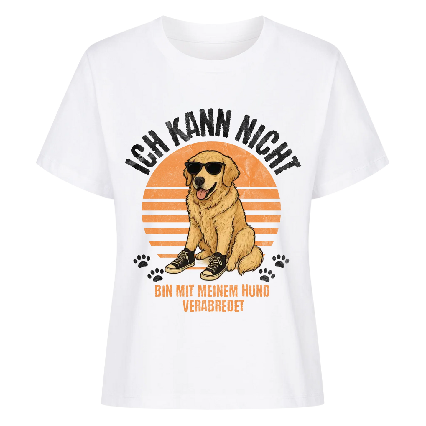 Mit Hund verabredet T-Shirt - Eigenes Bild