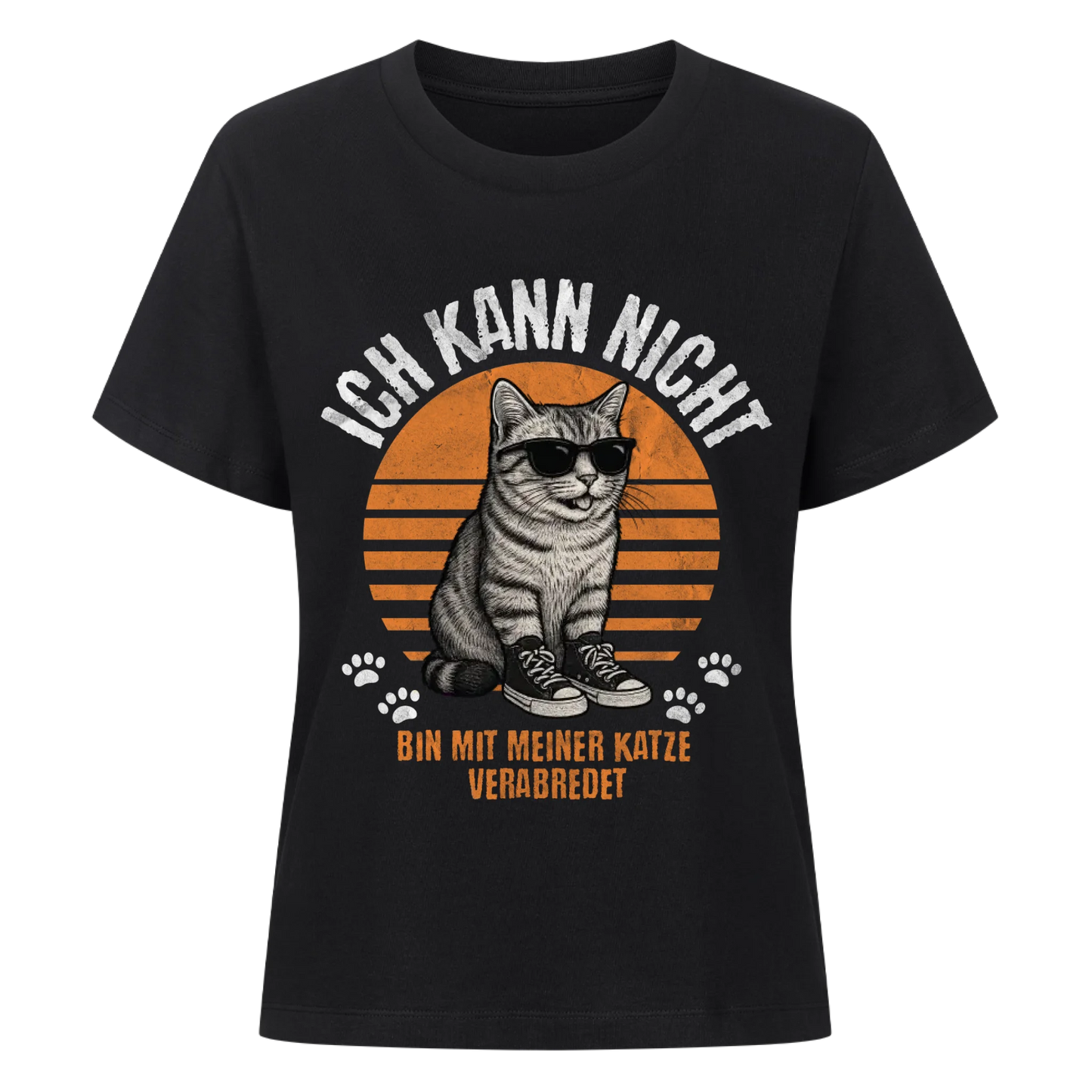 Mit Katze verabredet T-Shirt - Eigenes Bild
