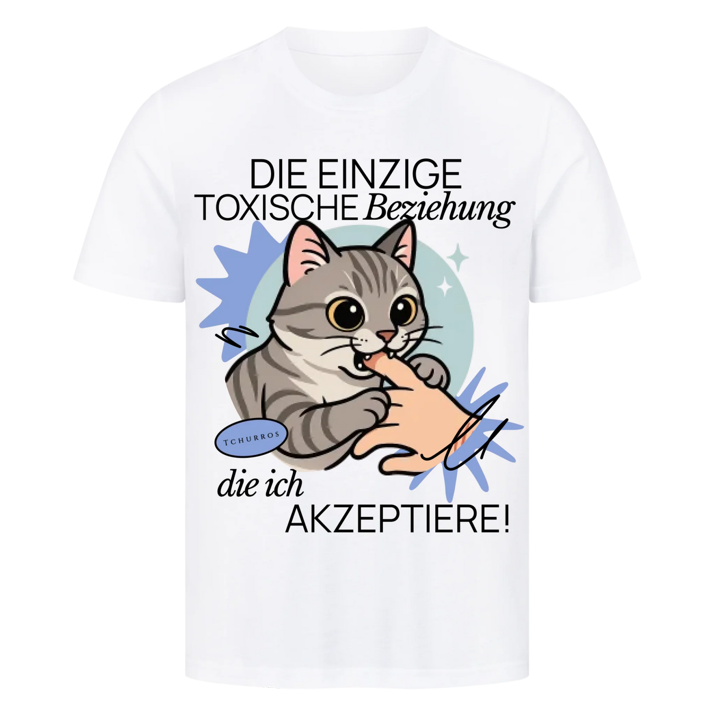 Toxische Beziehung T-Shirt - Eigenes Bild + Name