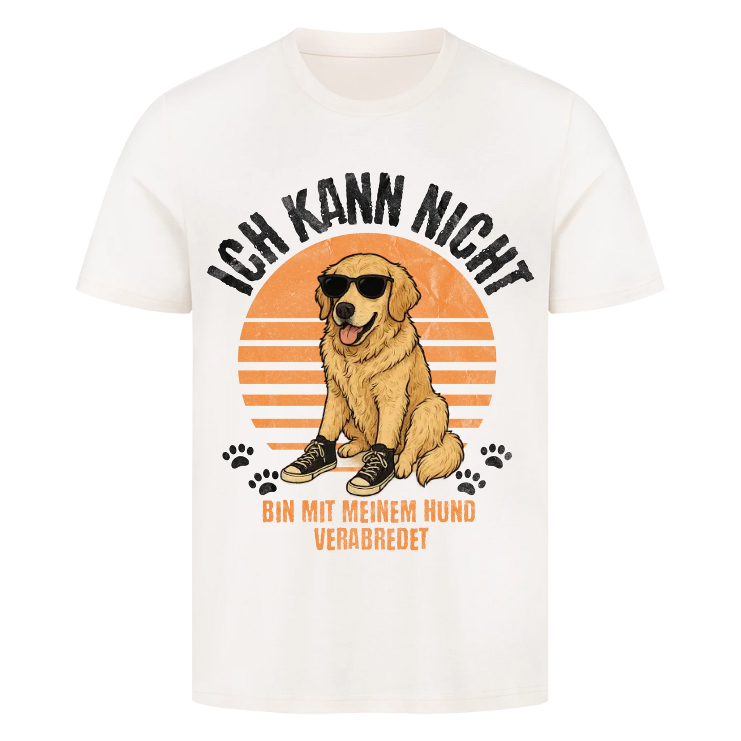 Mit Hund verabredet T-Shirt - Eigenes Bild