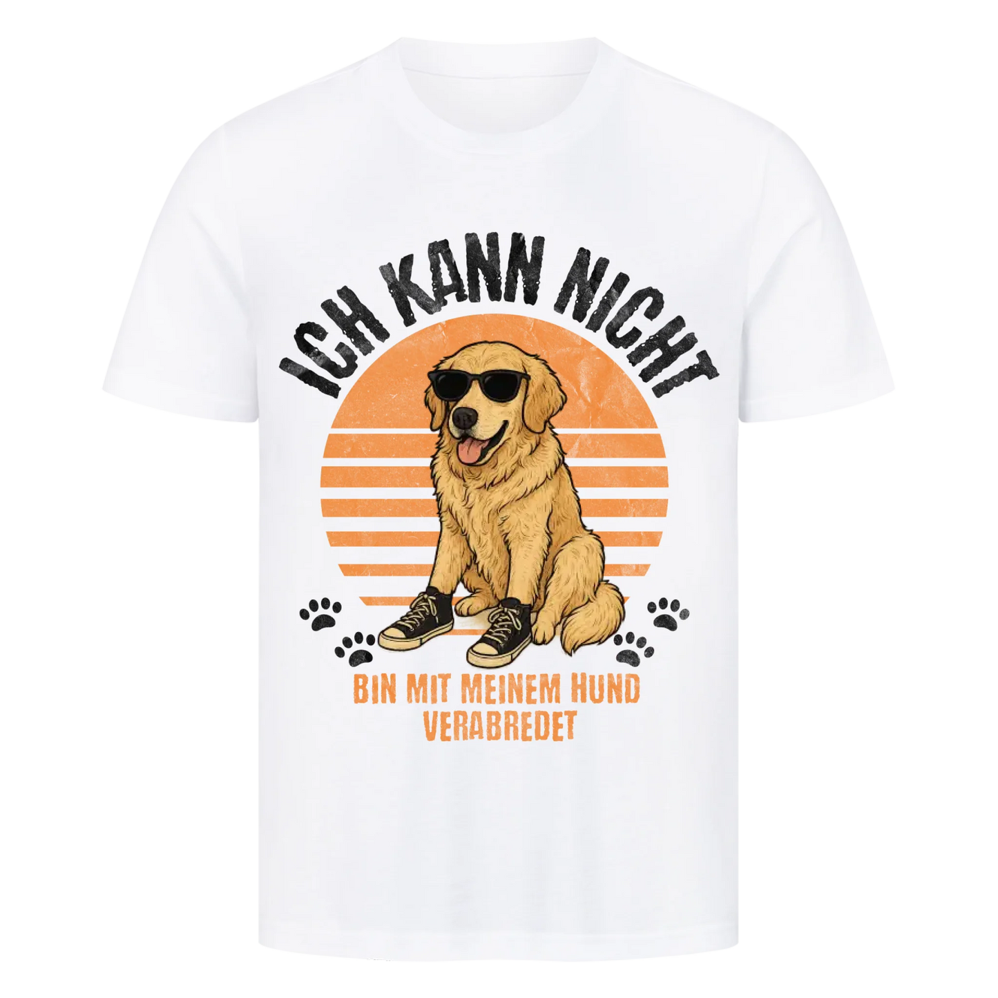 Mit Hund verabredet T-Shirt - Eigenes Bild