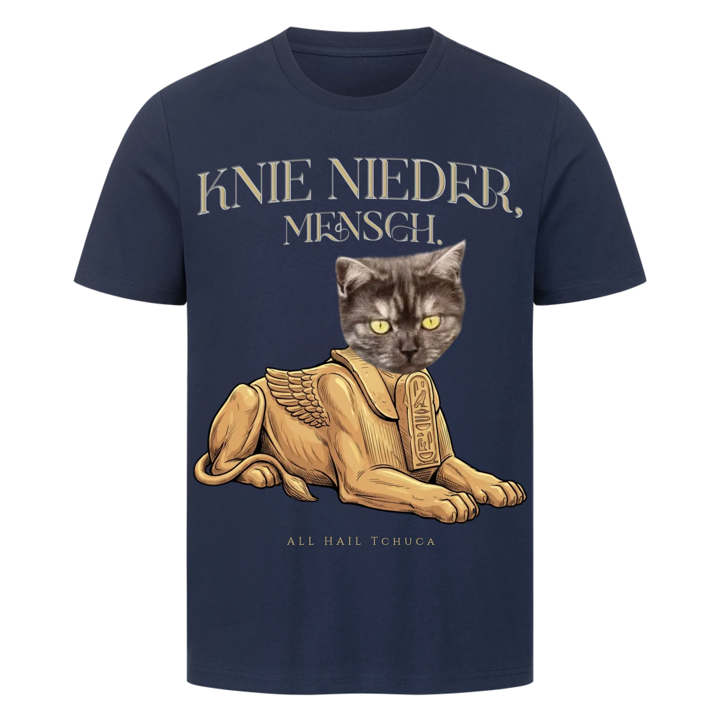 Knie Nieder Mensch Bio T-Shirt