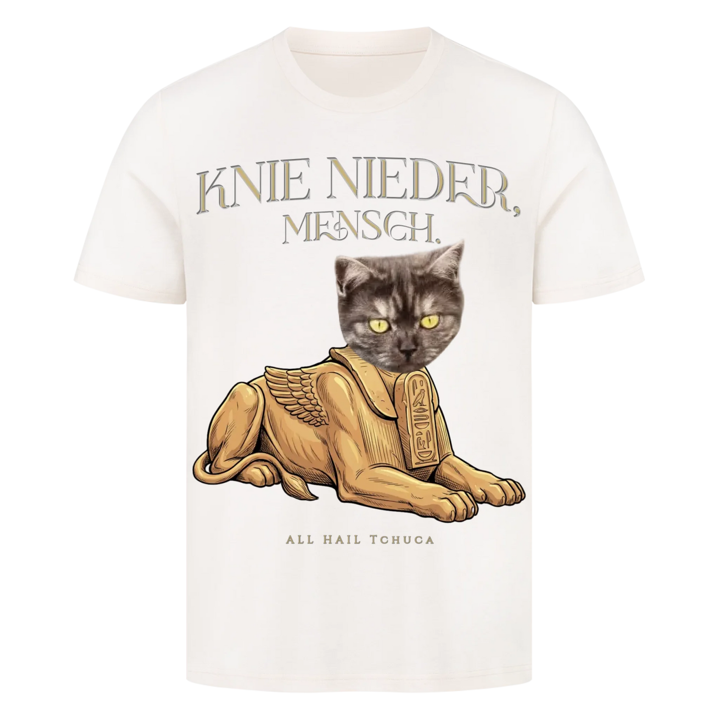 Knie Nieder Mensch Bio T-Shirt
