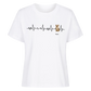 Herzschlag Haustier T-Shirt - Eigenes Bild + Name