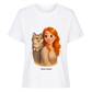 Fellfamilien-Porträt T-Shirt - Eigenes Bild + Namen