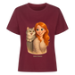 Fellfamilien-Porträt T-Shirt - Eigenes Bild + Namen