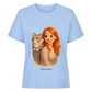 Fellfamilien-Porträt T-Shirt - Eigenes Bild + Namen