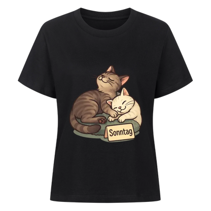 Cat Mood Sonntag T-Shirt - Eigenes Bild