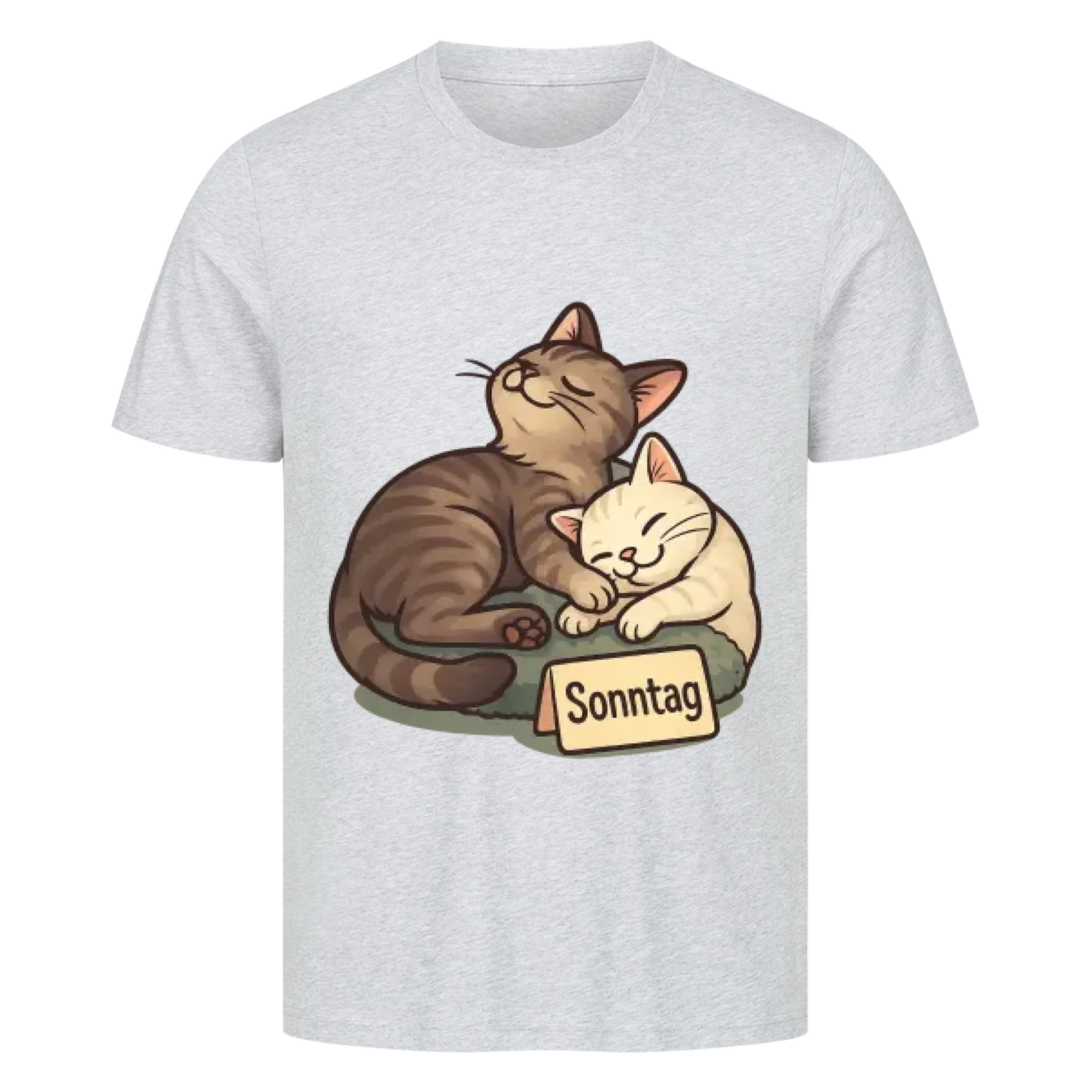 Cat Mood Sonntag T-Shirt - Eigenes Bild