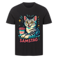 Cat Mood Samstag T-Shirt - Eigenes Bild