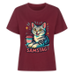 Cat Mood Samstag T-Shirt - Eigenes Bild