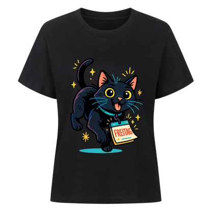 Cat Mood Freitag T-Shirt - Eigenes Bild