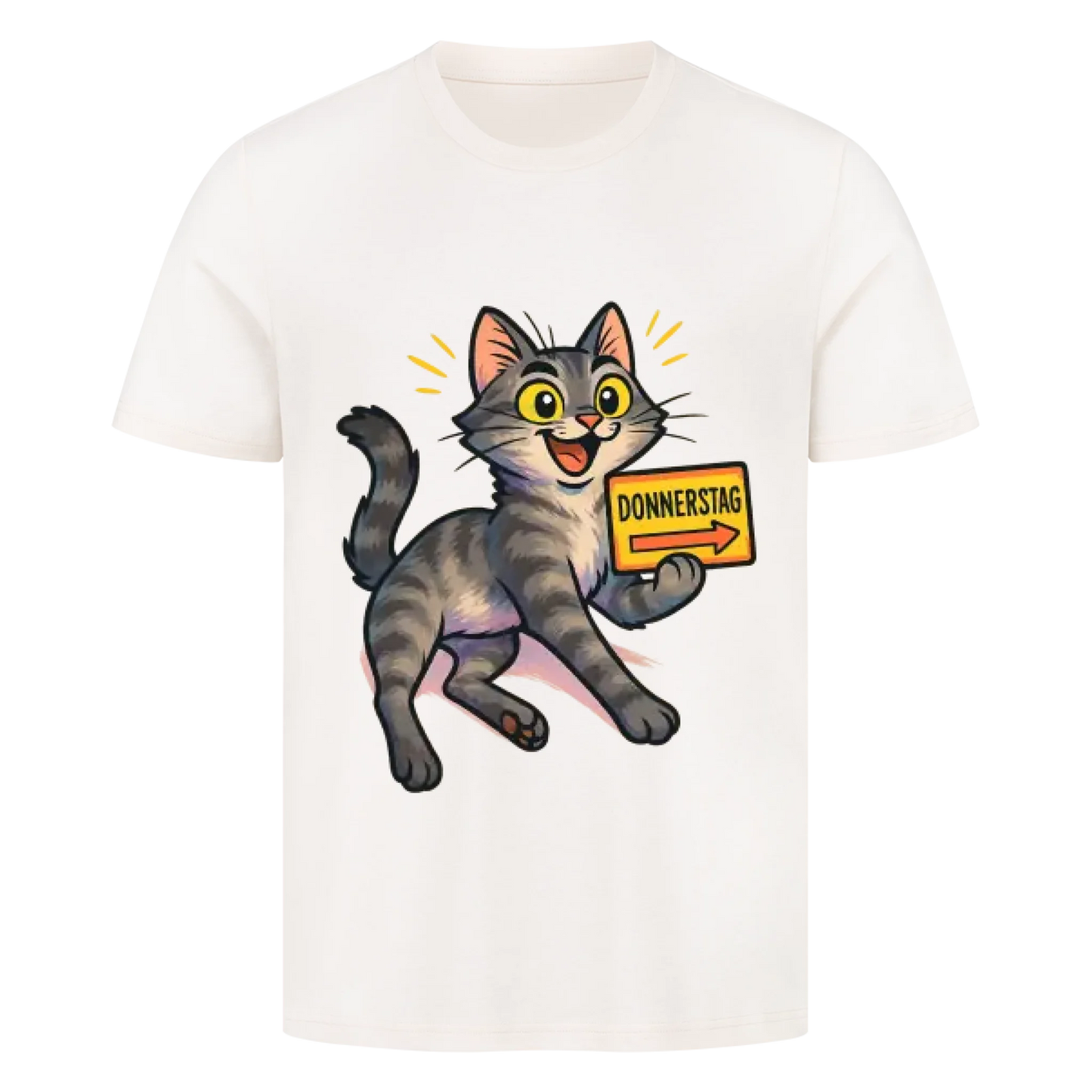 Cat Mood Donnerstag T-Shirt - Eigenes Bild