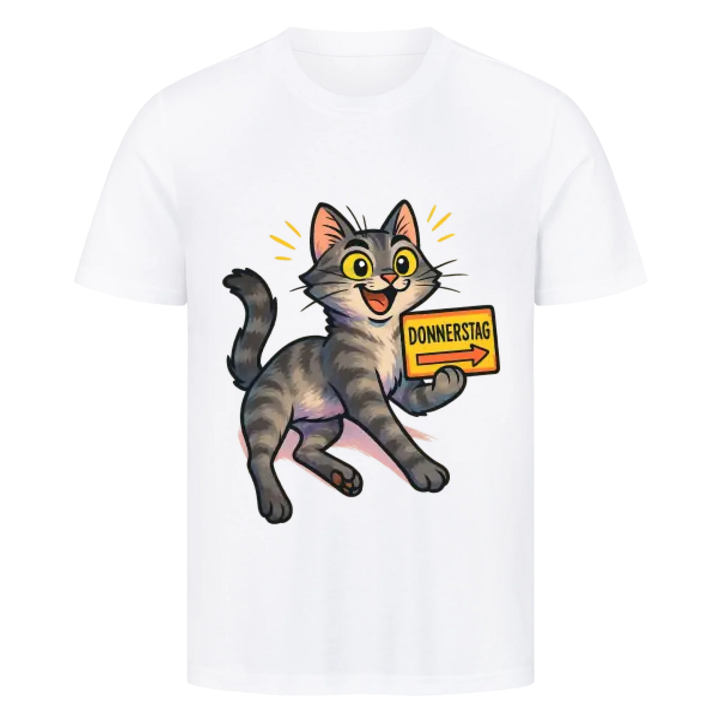 Cat Mood Donnerstag T-Shirt - Eigenes Bild