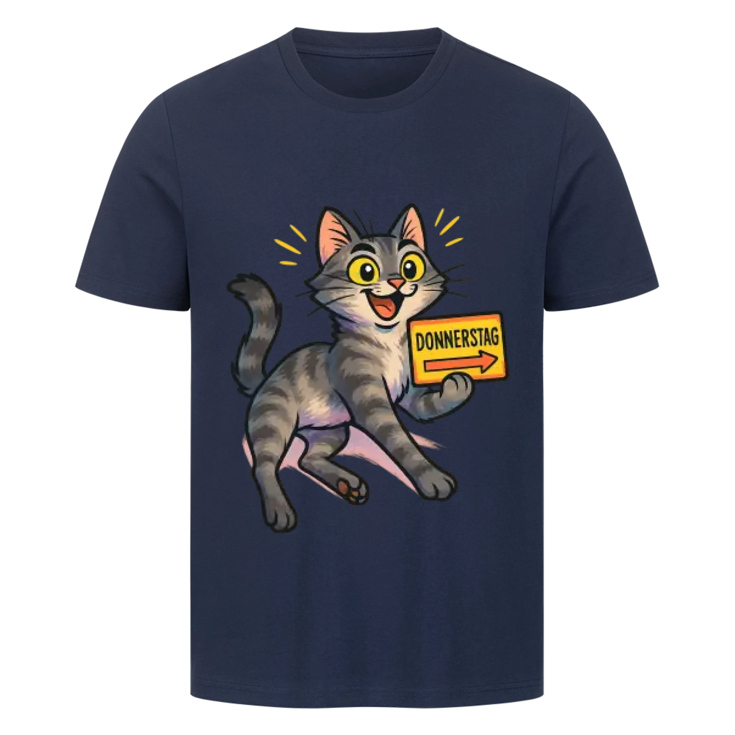 Cat Mood Donnerstag T-Shirt - Eigenes Bild