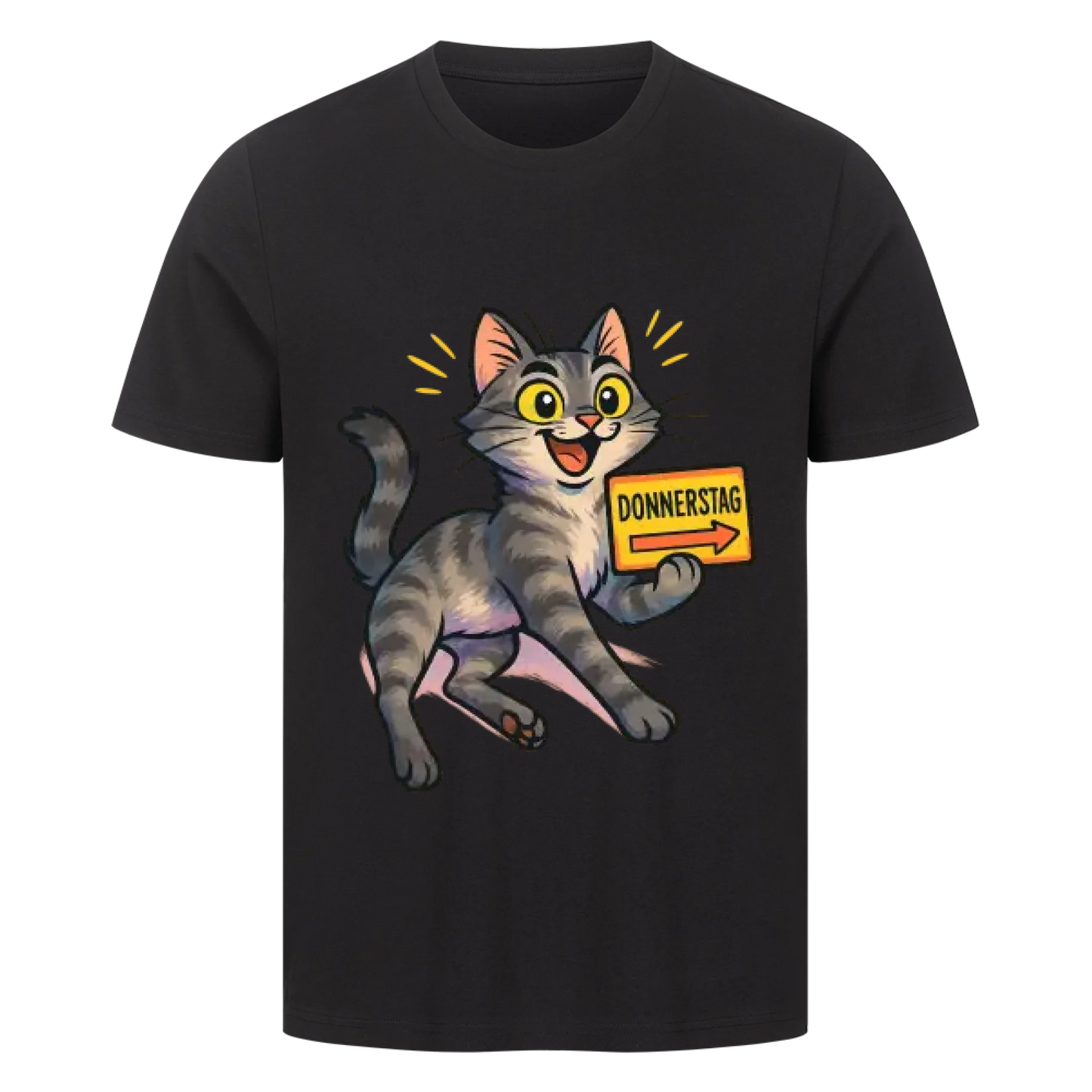 Cat Mood Donnerstag T-Shirt - Eigenes Bild