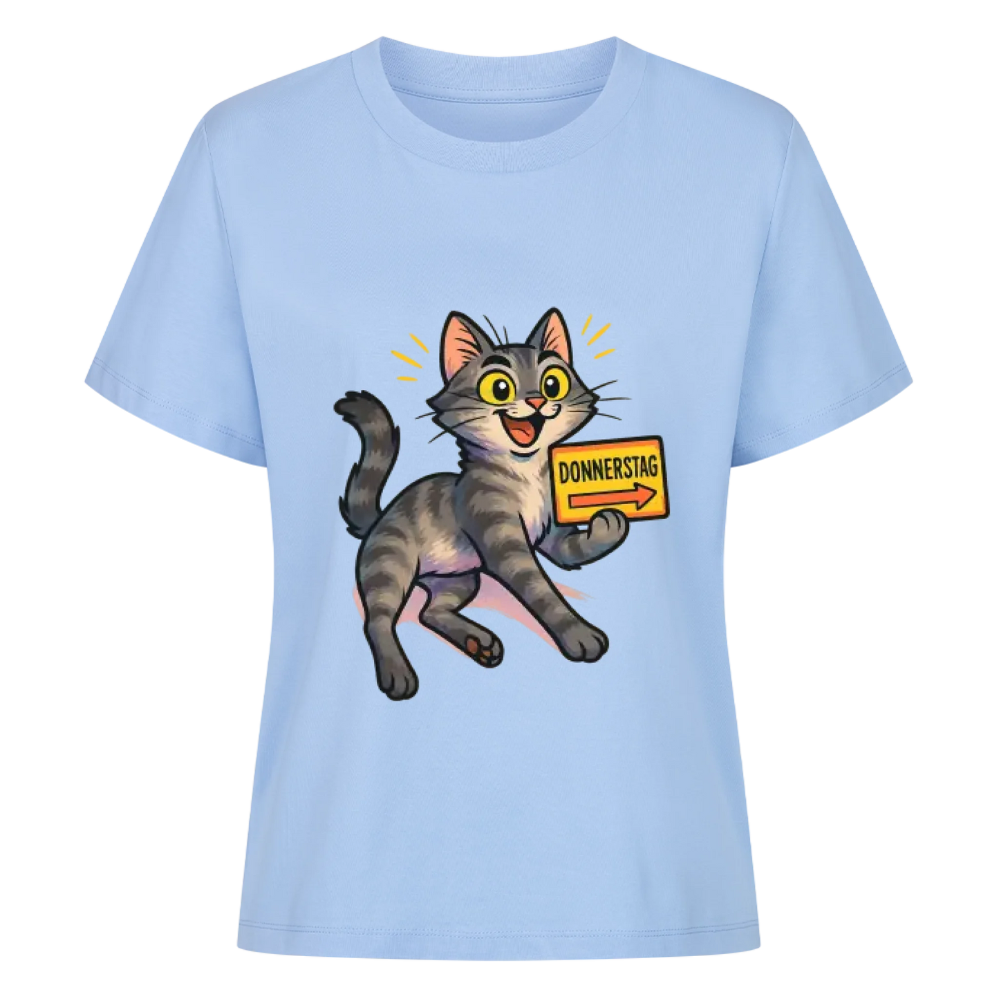 Cat Mood Donnerstag T-Shirt - Eigenes Bild