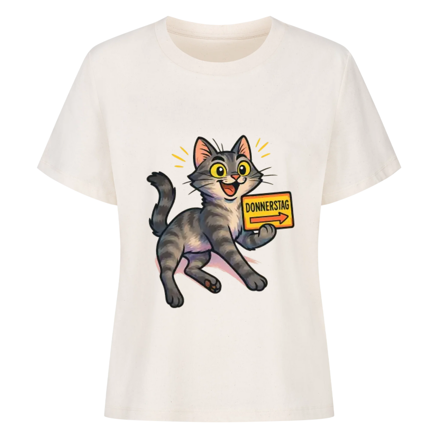 Cat Mood Donnerstag T-Shirt - Eigenes Bild