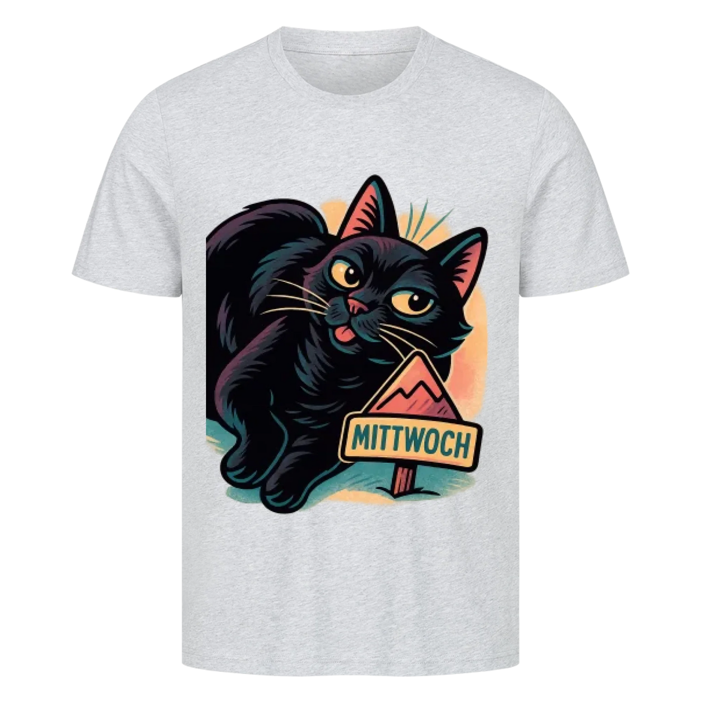 Cat Mood Mittwoch T-Shirt - Eigenes Bild