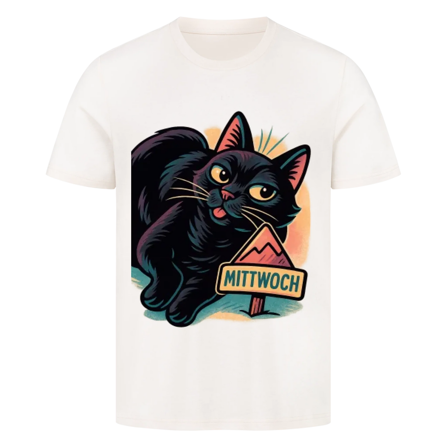Cat Mood Mittwoch T-Shirt - Eigenes Bild