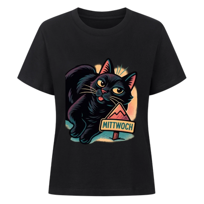 Cat Mood Mittwoch T-Shirt - Eigenes Bild