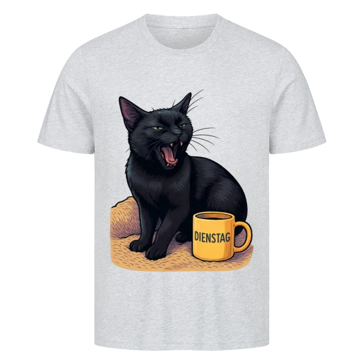 Cat Mood Dienstag T-Shirt - Eigenes Bild
