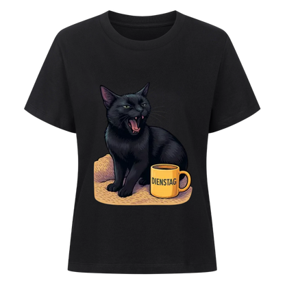 Cat Mood Dienstag T-Shirt - Eigenes Bild