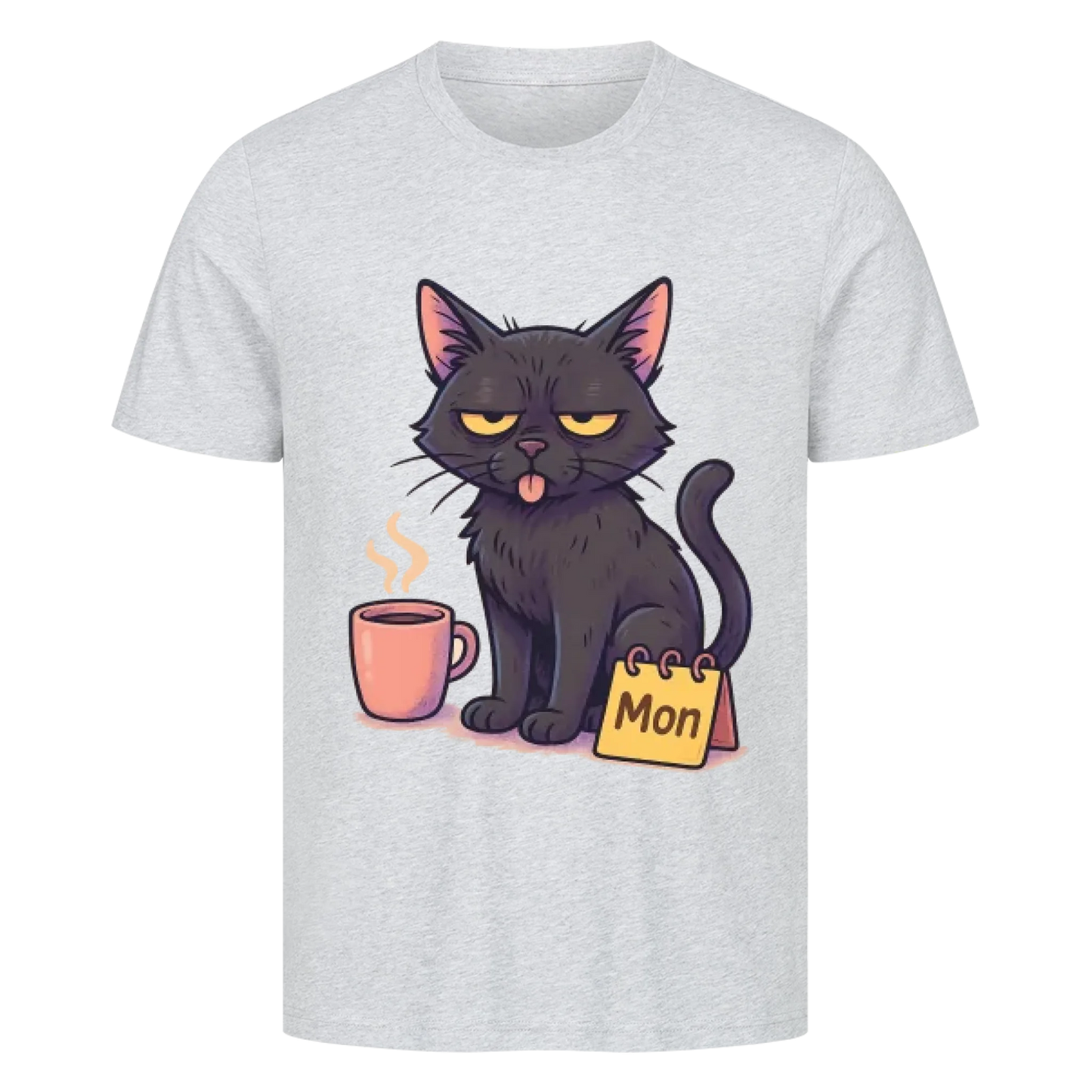 Cat Mood Montag T-Shirt - Eigenes Bild