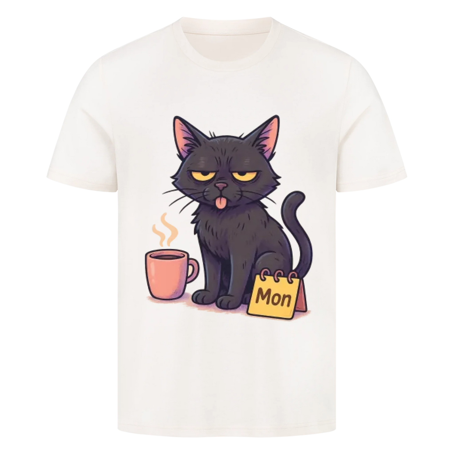 Cat Mood Montag T-Shirt - Eigenes Bild