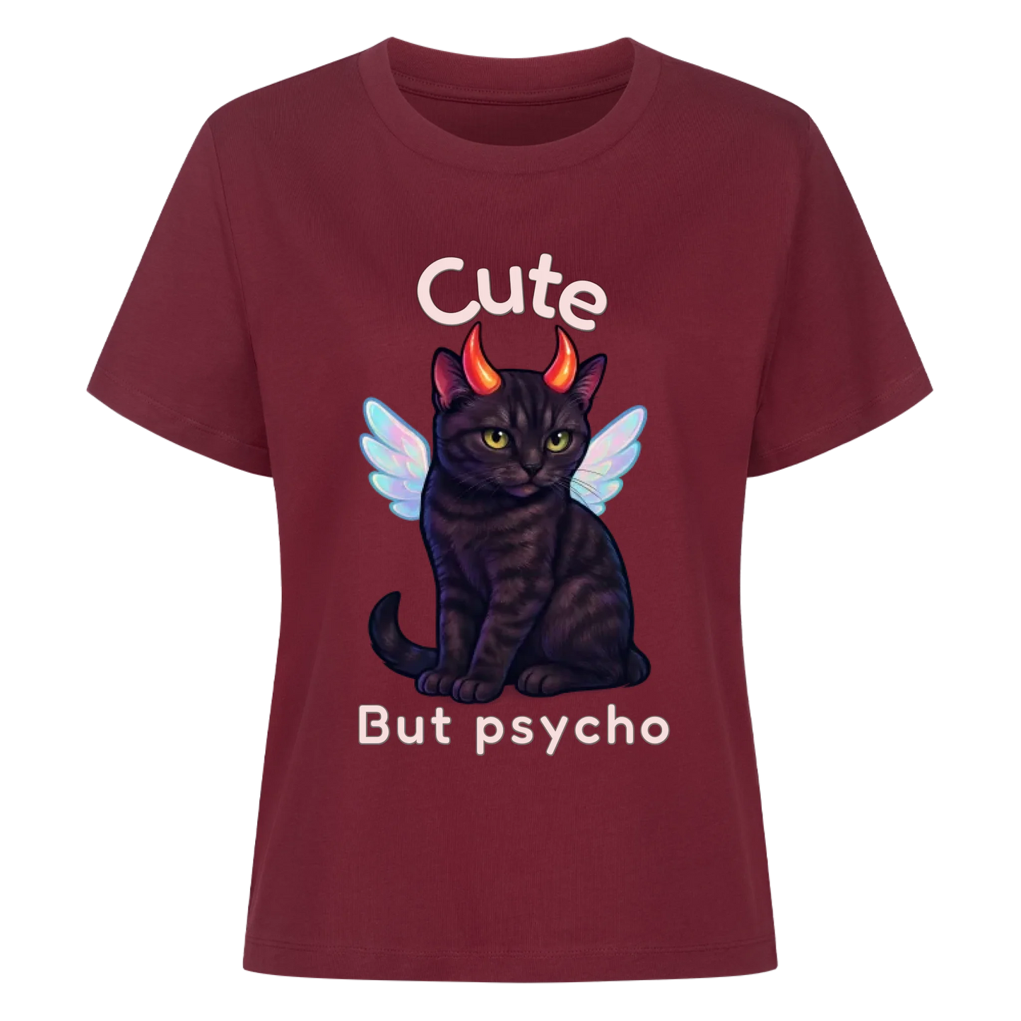 Cute but Psycho T-Shirt - Eigenes Bild