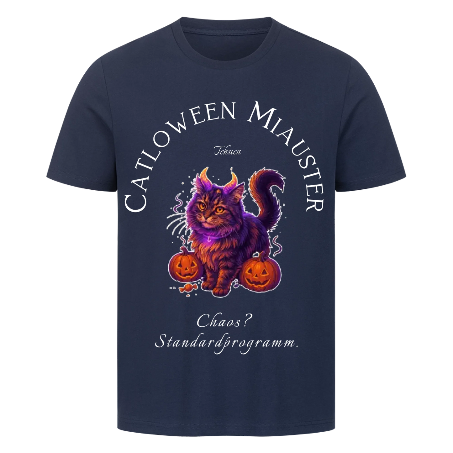 Catloween Monster T-Shirt - Eigenes Bild + Name