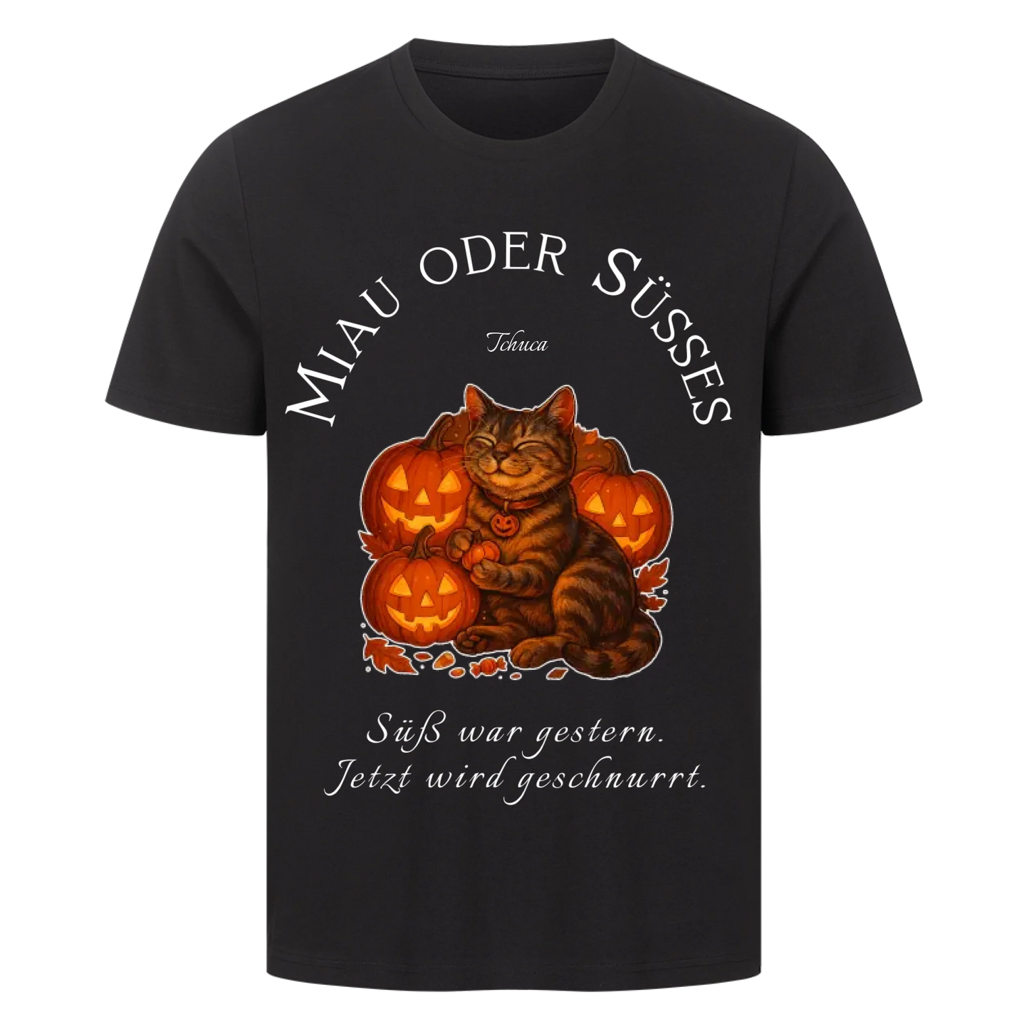 Miau oder Süsses T-Shirt  - Eigenes Bild + Name