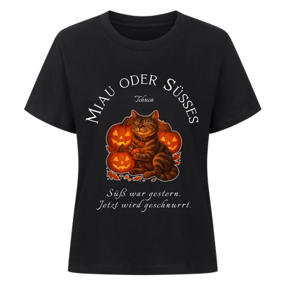Miau oder Süsses T-Shirt  - Eigenes Bild + Name