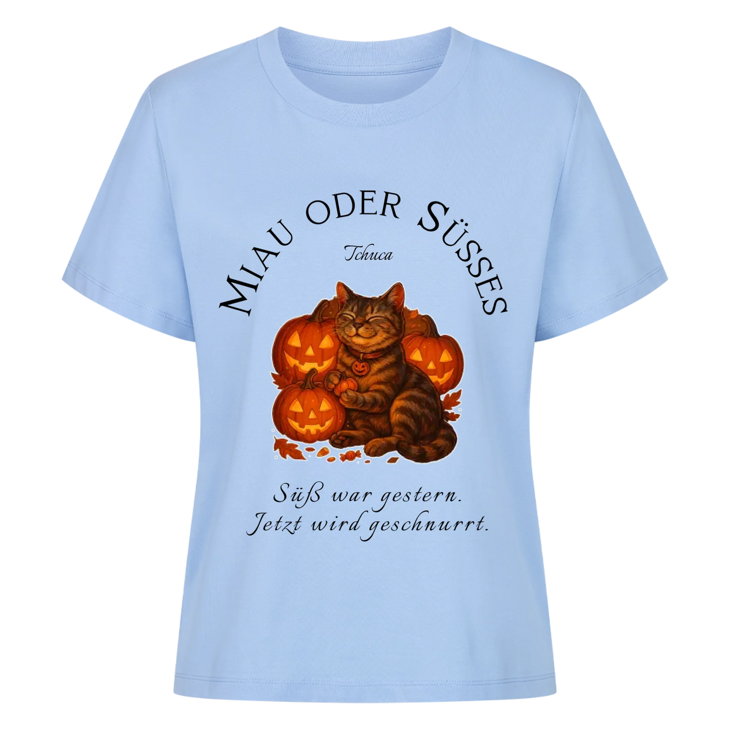 Miau oder Süsses T-Shirt  - Eigenes Bild + Name