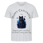Happy Catloween Vampir T-Shirt - Eigenes Bild + Name