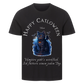 Happy Catloween Vampir T-Shirt - Eigenes Bild + Name