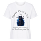 Happy Catloween Vampir T-Shirt - Eigenes Bild + Name