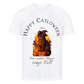 Happy Catloween Hexe T-Shirt - Eigenes Bild + Name