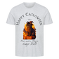 Happy Catloween Hexe T-Shirt - Eigenes Bild + Name