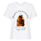 Happy Catloween Hexe T-Shirt - Eigenes Bild + Name