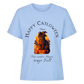 Happy Catloween Hexe T-Shirt - Eigenes Bild + Name