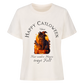 Happy Catloween Hexe T-Shirt - Eigenes Bild + Name
